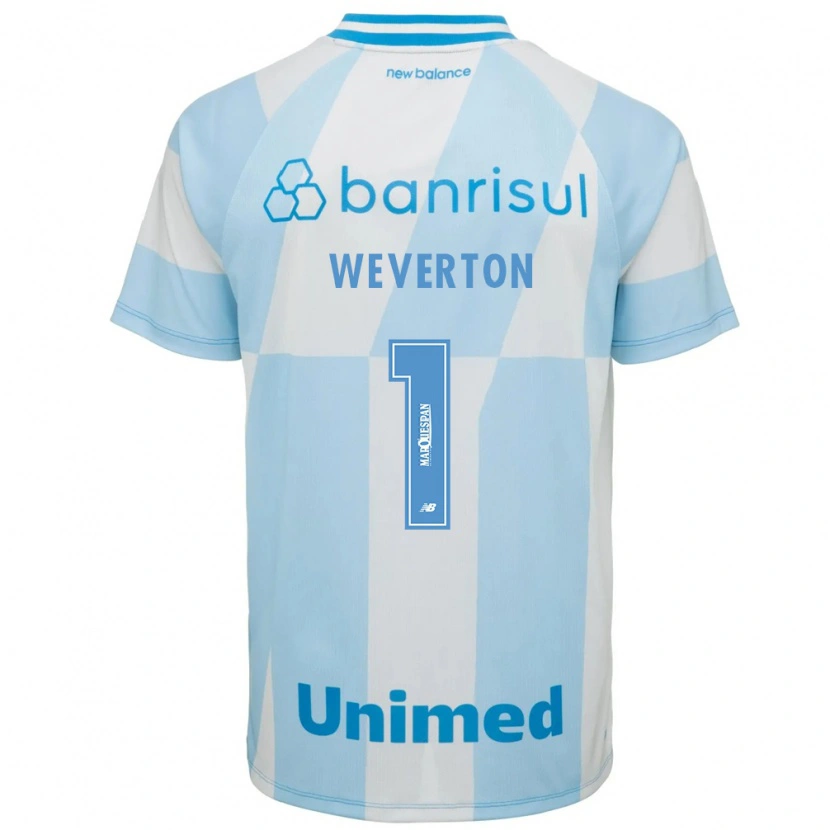 Danxen Dames Weverton Pereira Da Silva #1 Lichtblauw Wit Uitshirt Uittenue 2026/27 T-Shirt België