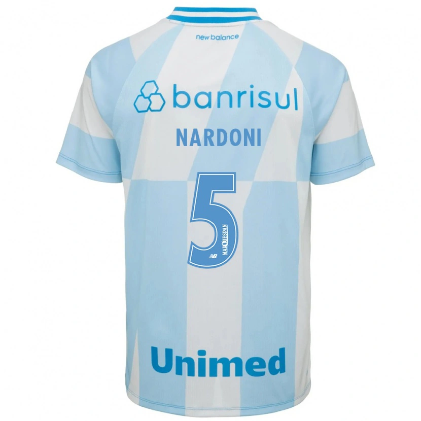 Danxen Dames Juan Nardoni #5 Lichtblauw Wit Uitshirt Uittenue 2026/27 T-Shirt België