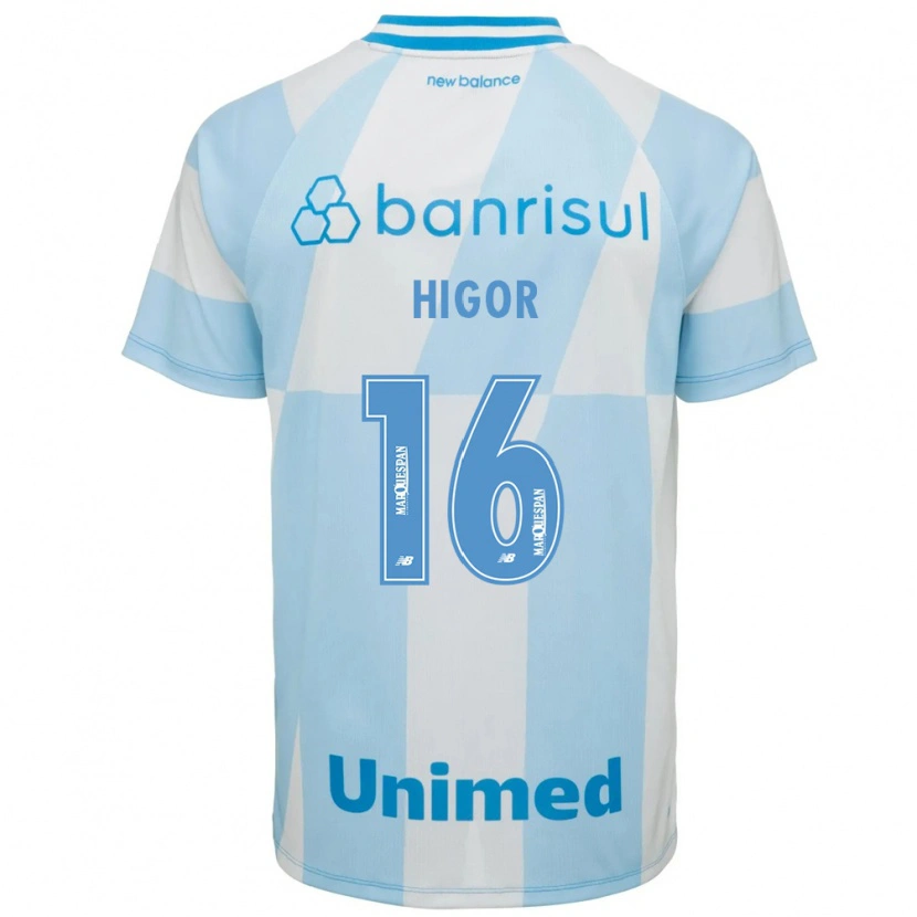 Danxen Dames Higor Sousa E Silva #16 Lichtblauw Wit Uitshirt Uittenue 2026/27 T-Shirt België