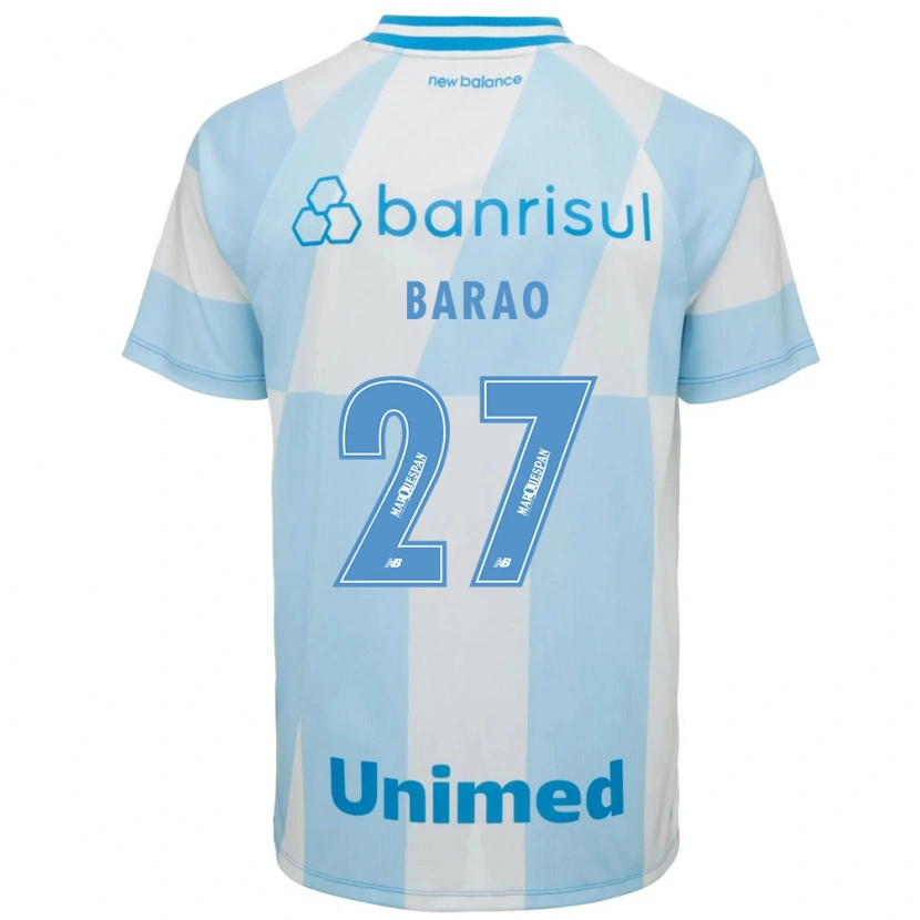 Danxen Dames Dani Barão #27 Lichtblauw Wit Uitshirt Uittenue 2026/27 T-Shirt België