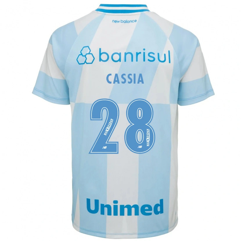 Danxen Dames Cássia #28 Lichtblauw Wit Uitshirt Uittenue 2026/27 T-Shirt België