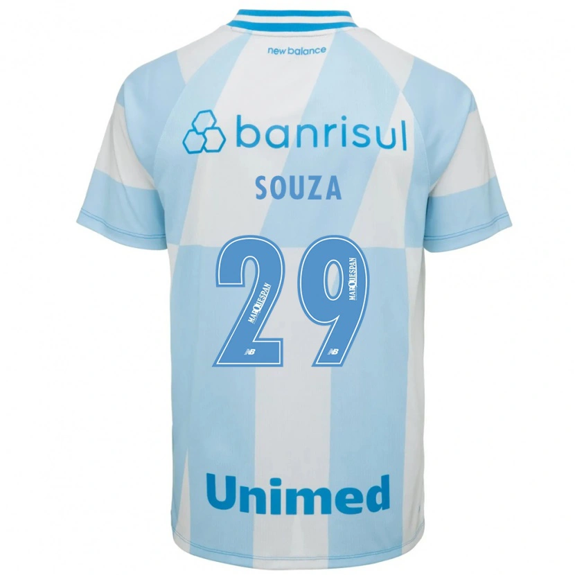 Danxen Dames Diego Souza #29 Lichtblauw Wit Uitshirt Uittenue 2026/27 T-Shirt België