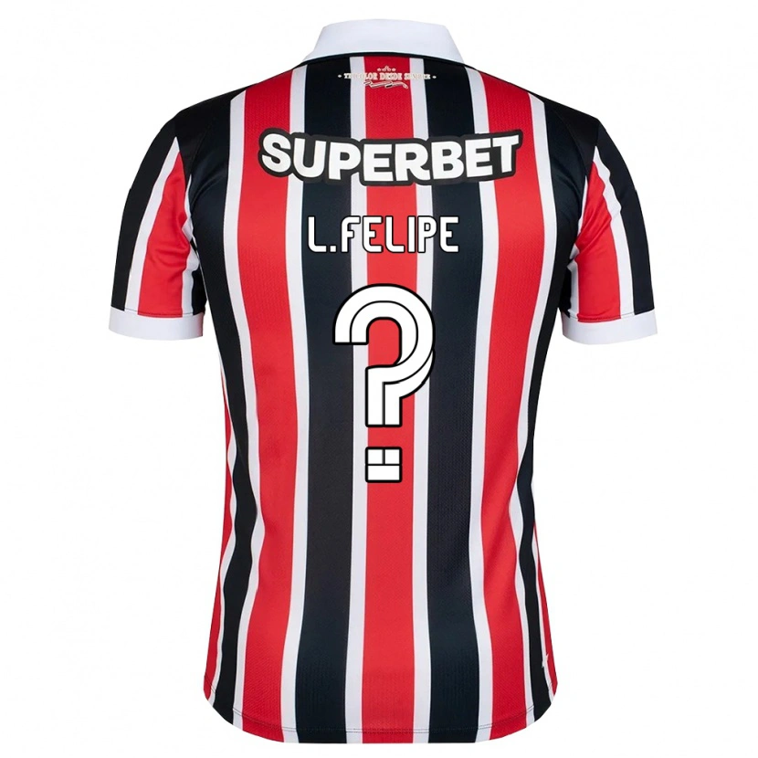 Danxen Dames Luis Felipe #0 Rood Wit Zwart Uitshirt Uittenue 2026/27 T-Shirt België