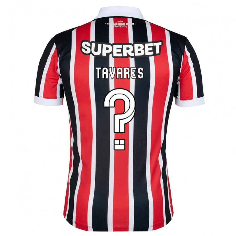Danxen Dames Junior Tavares #0 Rood Wit Zwart Uitshirt Uittenue 2026/27 T-Shirt België