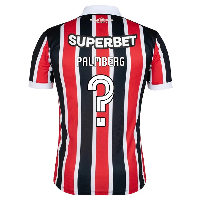 Danxen Dames Palmberg #0 Rood Wit Zwart Uitshirt Uittenue 2026/27 T-Shirt België