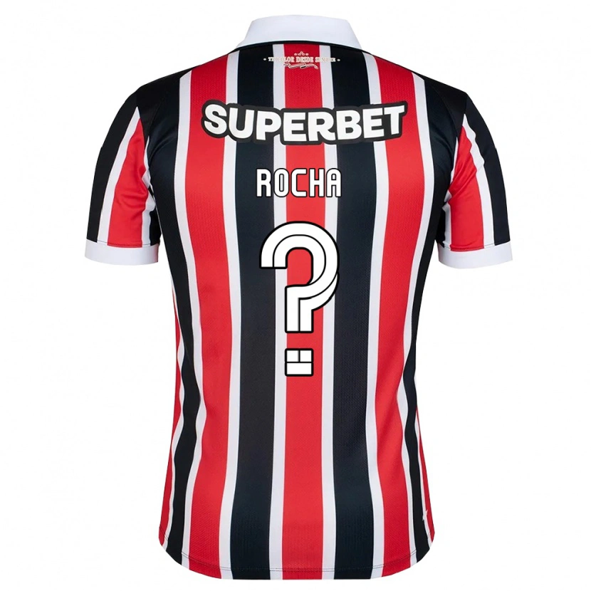 Danxen Dames Gabriel Rocha #0 Rood Wit Zwart Uitshirt Uittenue 2026/27 T-Shirt België