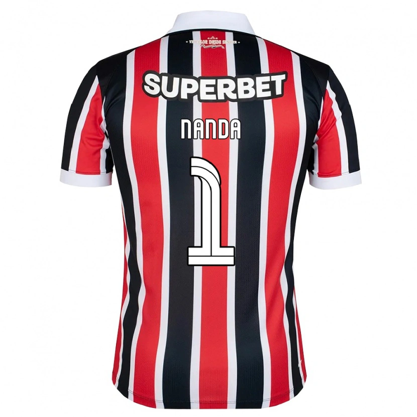 Danxen Dames Nanda #1 Rood Wit Zwart Uitshirt Uittenue 2026/27 T-Shirt België