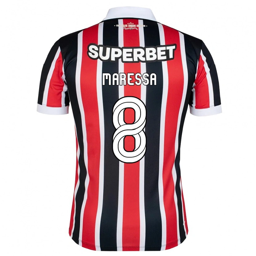 Danxen Dames Maressa #8 Rood Wit Zwart Uitshirt Uittenue 2026/27 T-Shirt België