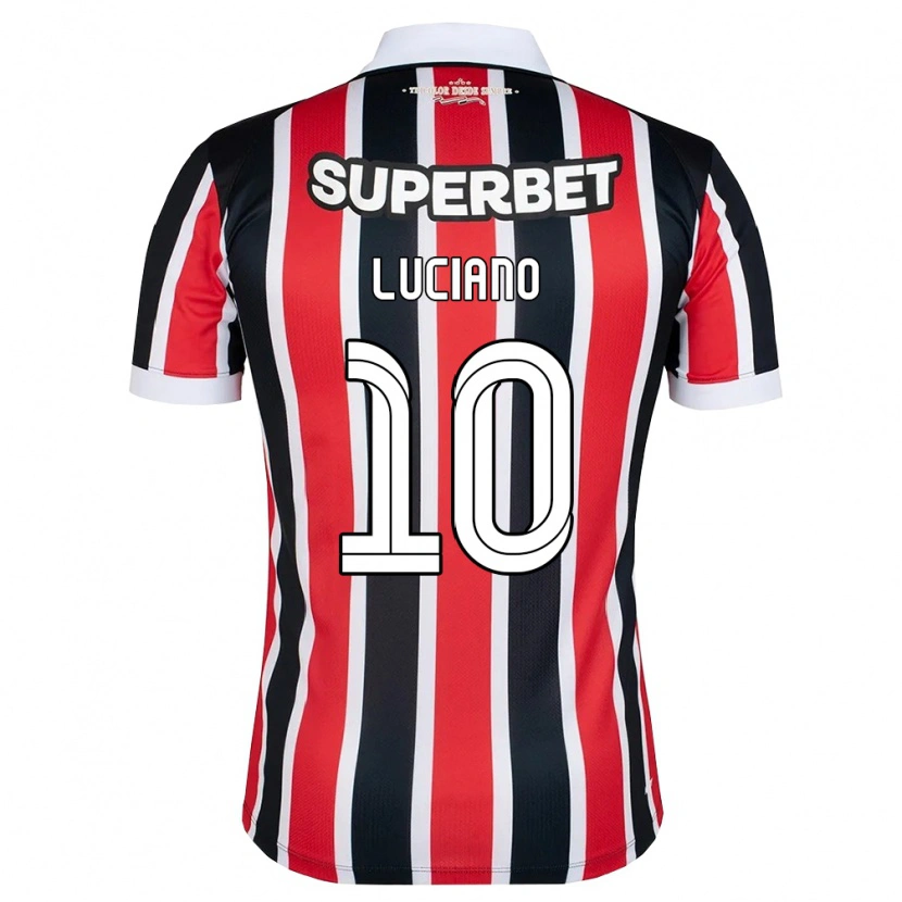 Danxen Dames Luciano Da Rocha Neves #10 Rood Wit Zwart Uitshirt Uittenue 2026/27 T-Shirt België