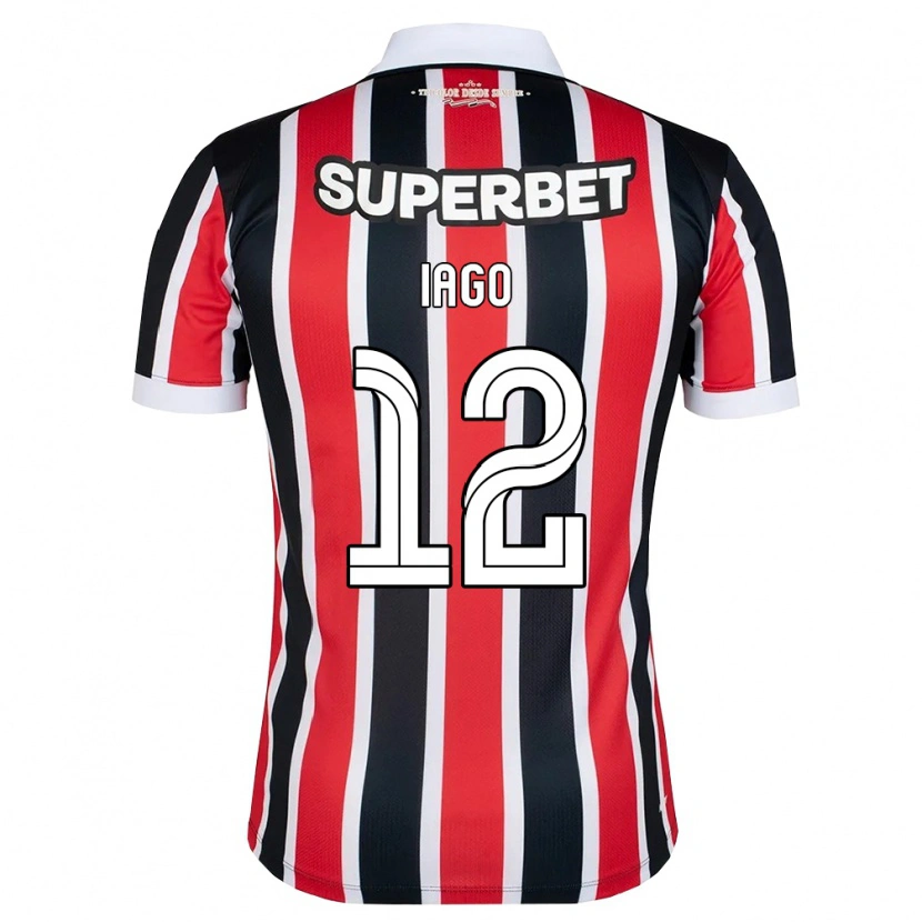 Danxen Dames Iago Amaral Borduchi #12 Rood Wit Zwart Uitshirt Uittenue 2026/27 T-Shirt België