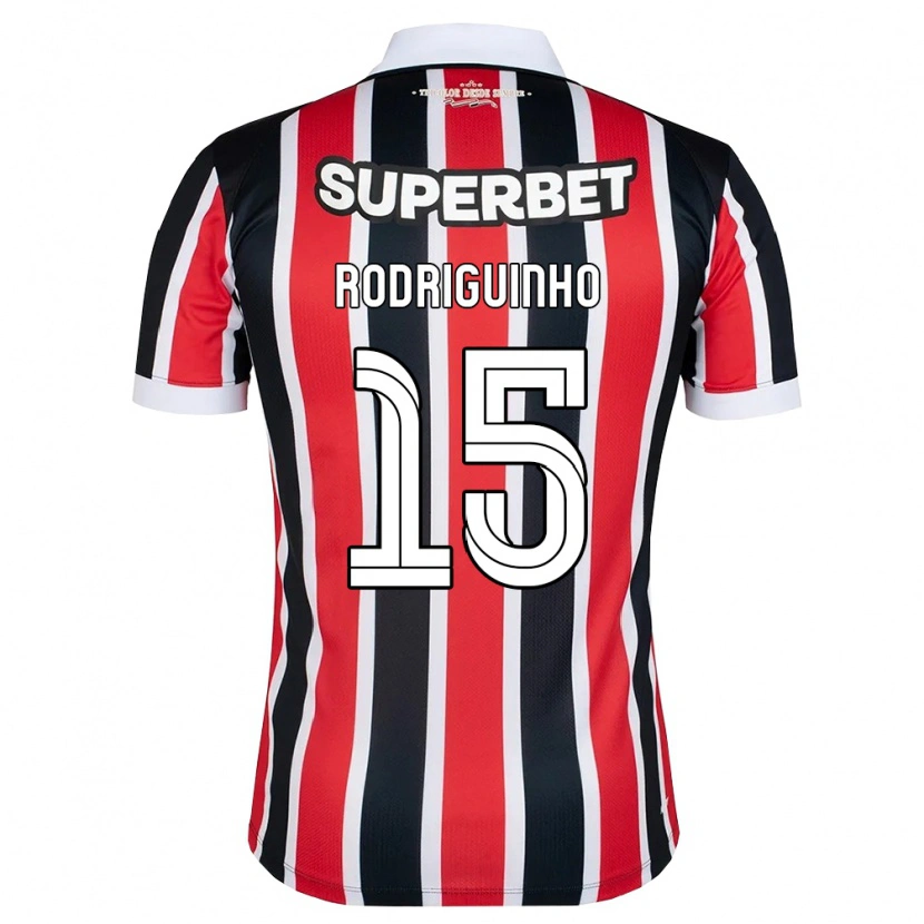 Danxen Dames Rodriguinho #15 Rood Wit Zwart Uitshirt Uittenue 2026/27 T-Shirt België