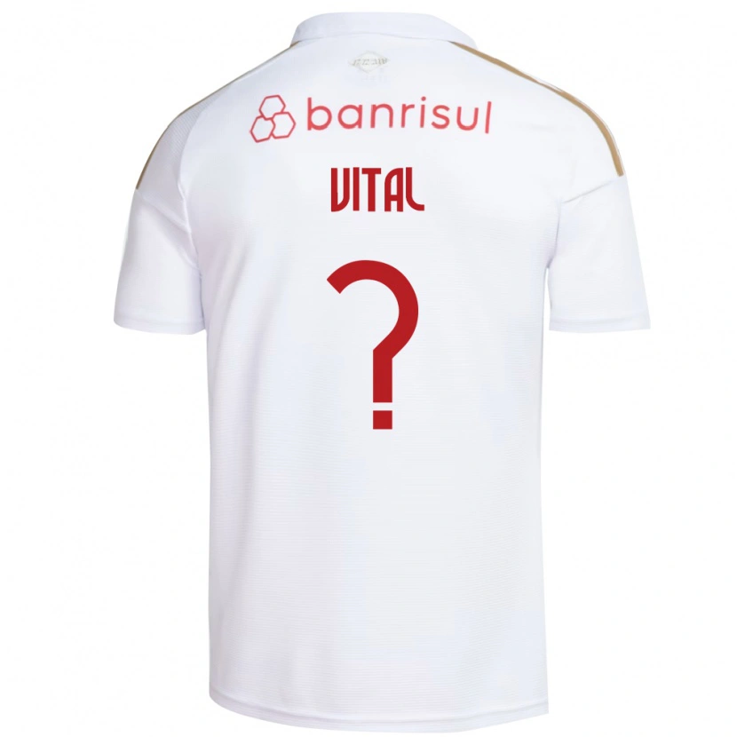 Danxen Dames Lucas Vital #0 Wit Rood Uitshirt Uittenue 2026/27 T-Shirt België