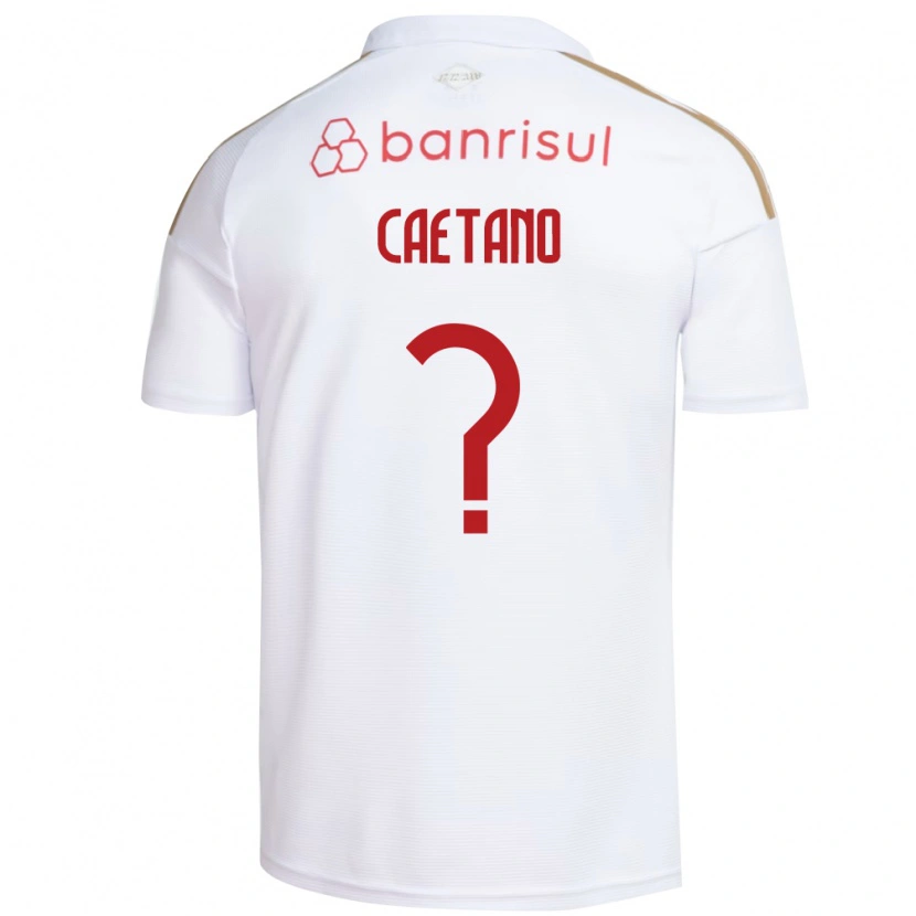 Danxen Dames Caetano #0 Wit Rood Uitshirt Uittenue 2026/27 T-Shirt België