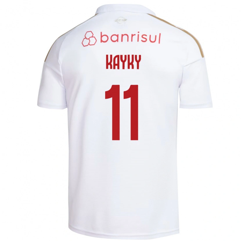 Danxen Dames Kayky Da Silva Chagas #11 Wit Rood Uitshirt Uittenue 2026/27 T-Shirt België