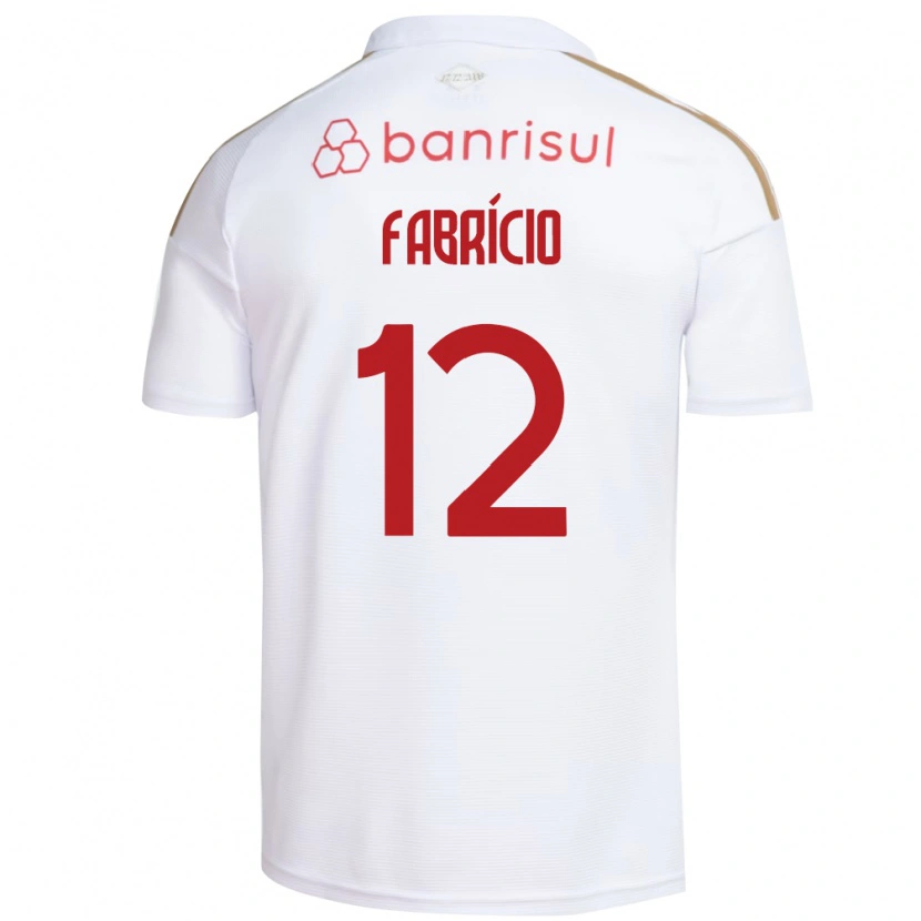 Danxen Dames Fabrício #12 Wit Rood Uitshirt Uittenue 2026/27 T-Shirt België