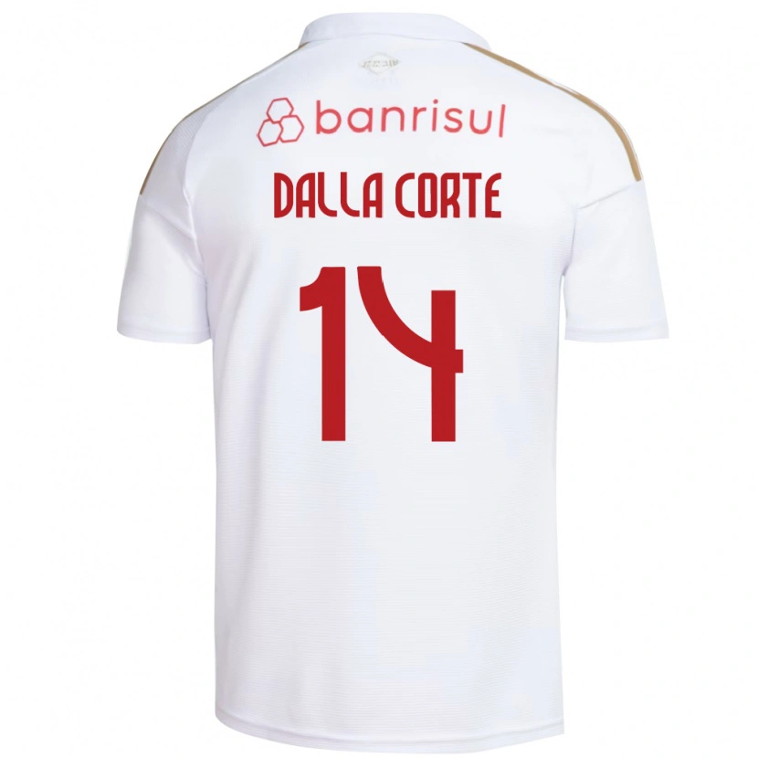 Danxen Dames João Dalla Corte #14 Wit Rood Uitshirt Uittenue 2026/27 T-Shirt België
