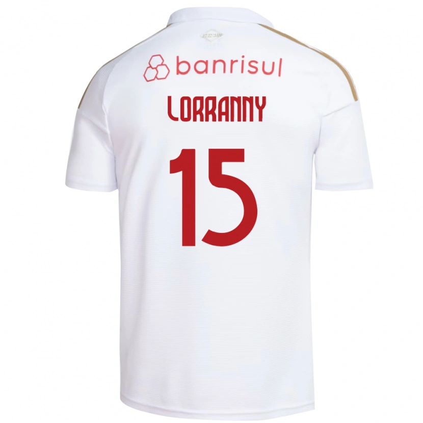 Danxen Dames Lorranny #15 Wit Rood Uitshirt Uittenue 2026/27 T-Shirt België