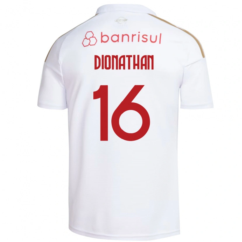 Danxen Dames Dionathan De Lima Dos Santos #16 Wit Rood Uitshirt Uittenue 2026/27 T-Shirt België