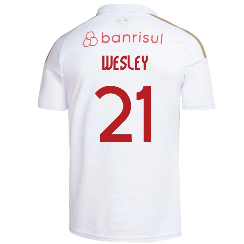 Danxen Dames Wesley #21 Wit Rood Uitshirt Uittenue 2026/27 T-Shirt België