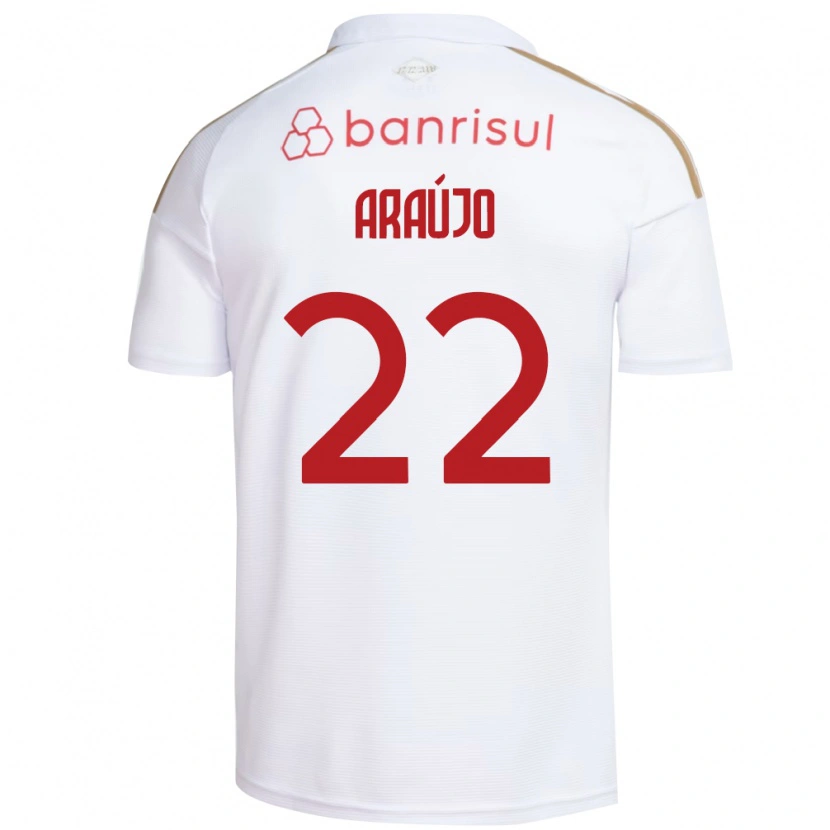 Danxen Dames Kelwin Araújo #22 Wit Rood Uitshirt Uittenue 2026/27 T-Shirt België