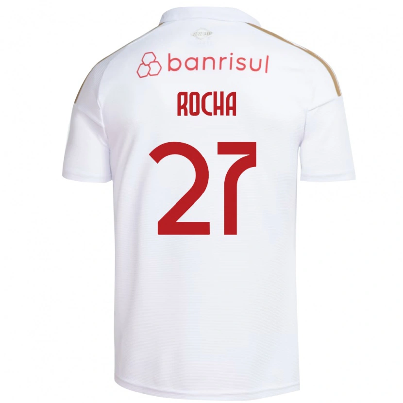 Danxen Dames Kaique Rocha #27 Wit Rood Uitshirt Uittenue 2026/27 T-Shirt België
