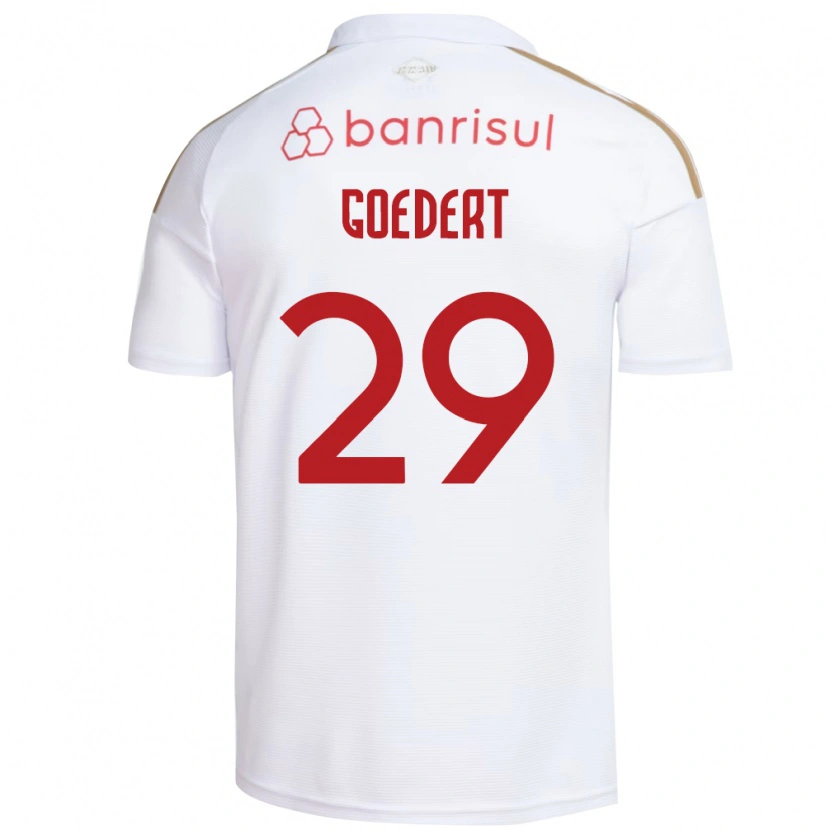 Danxen Dames Alice Goedert #29 Wit Rood Uitshirt Uittenue 2026/27 T-Shirt België