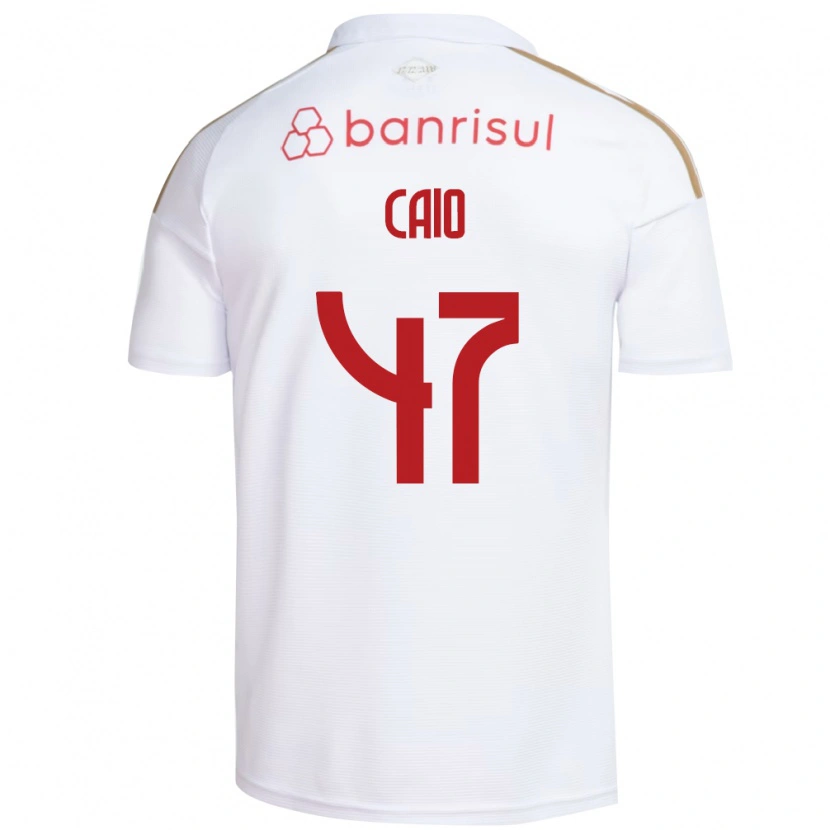 Danxen Dames Caio Vidal #47 Wit Rood Uitshirt Uittenue 2026/27 T-Shirt België