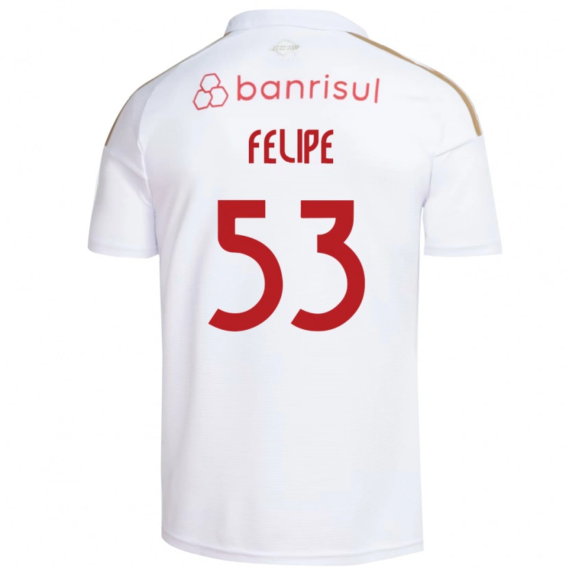 Danxen Dames Luiz Felipe #53 Wit Rood Uitshirt Uittenue 2026/27 T-Shirt België