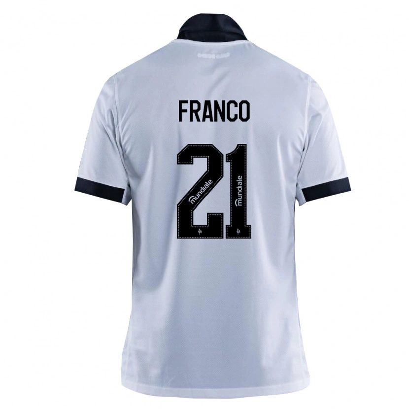 Danxen Dames Alan Franco #21 Zwart Wit Uitshirt Uittenue 2026/27 T-Shirt België