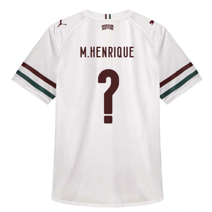 Danxen Dames Miguel Henrique #0 Wit Groen Bordeaux Rood Uitshirt Uittenue 2026/27 T-Shirt België
