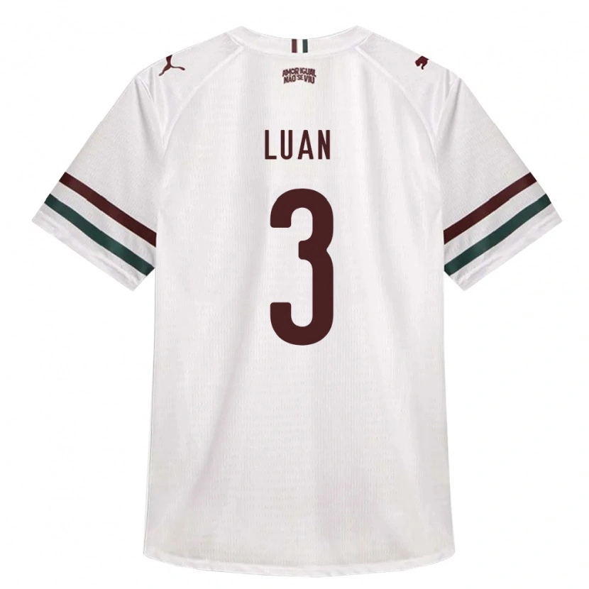 Danxen Dames Luan Braga Fernandes #3 Wit Groen Bordeaux Rood Uitshirt Uittenue 2026/27 T-Shirt België
