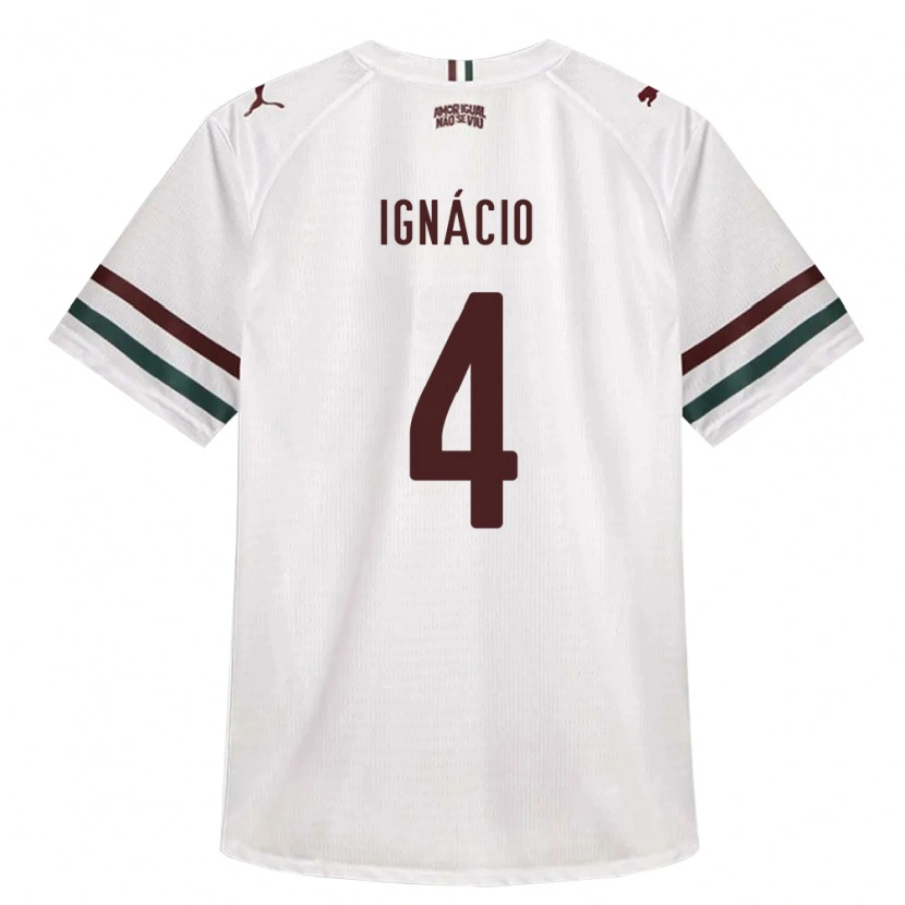 Danxen Dames Ignácio Da Silva Oliveira #4 Wit Groen Bordeaux Rood Uitshirt Uittenue 2026/27 T-Shirt België