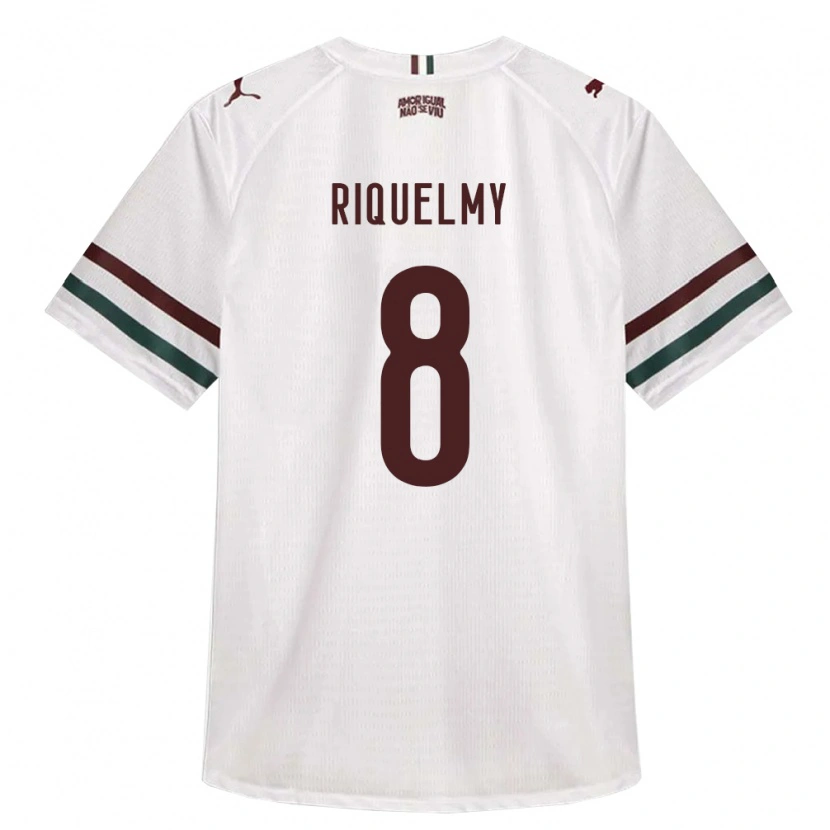 Danxen Dames Riquelmy Tavares #8 Wit Groen Bordeaux Rood Uitshirt Uittenue 2026/27 T-Shirt België