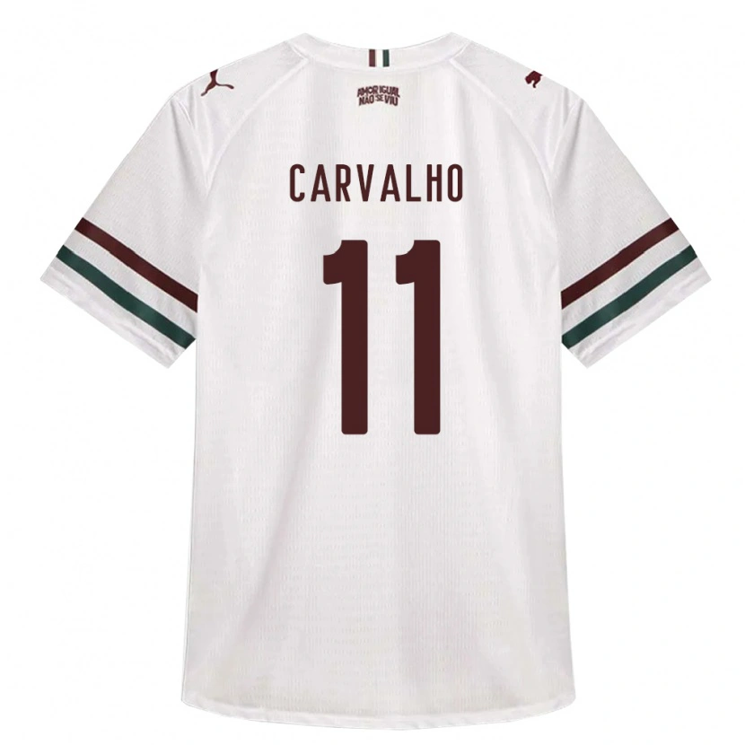 Danxen Dames Léo Carvalho #11 Wit Groen Bordeaux Rood Uitshirt Uittenue 2026/27 T-Shirt België
