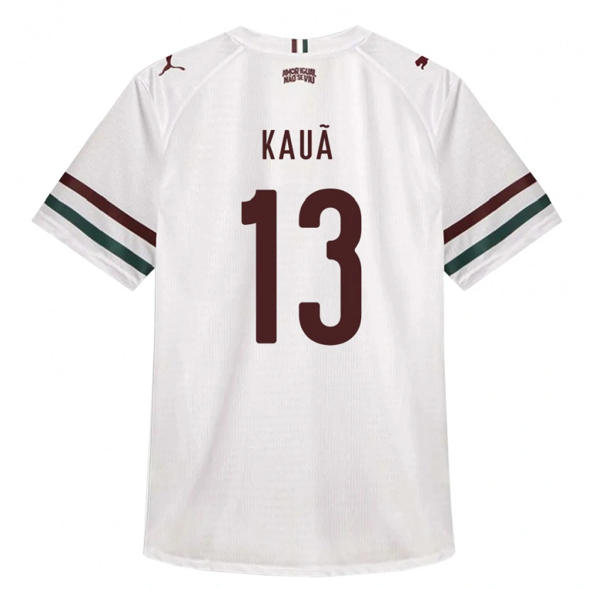 Danxen Dames Kauã Barbosa Da Silva Costa #13 Wit Groen Bordeaux Rood Uitshirt Uittenue 2026/27 T-Shirt België