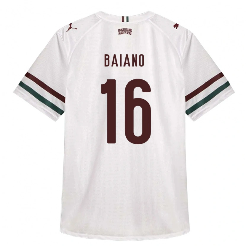 Danxen Dames Sérgio Baiano #16 Wit Groen Bordeaux Rood Uitshirt Uittenue 2026/27 T-Shirt België