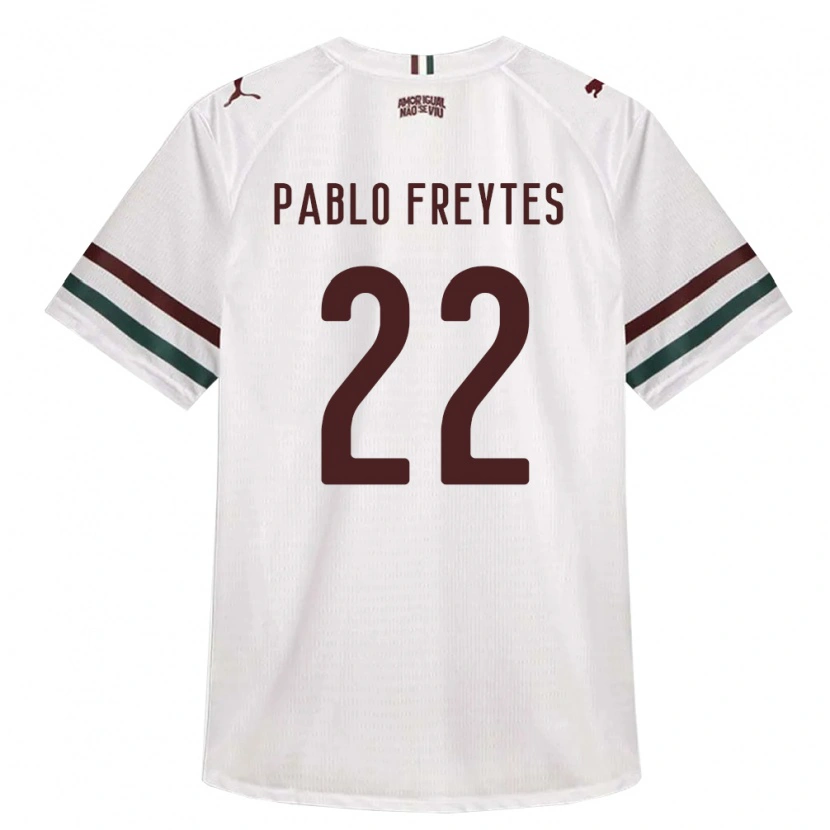 Danxen Dames Juan Pablo Freytes #22 Wit Groen Bordeaux Rood Uitshirt Uittenue 2026/27 T-Shirt België