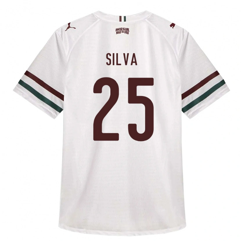Danxen Dames Julia Silva #25 Wit Groen Bordeaux Rood Uitshirt Uittenue 2026/27 T-Shirt België