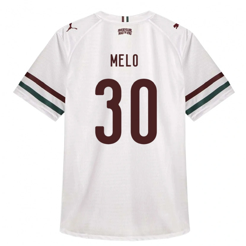 Danxen Dames Felipe Melo #30 Wit Groen Bordeaux Rood Uitshirt Uittenue 2026/27 T-Shirt België