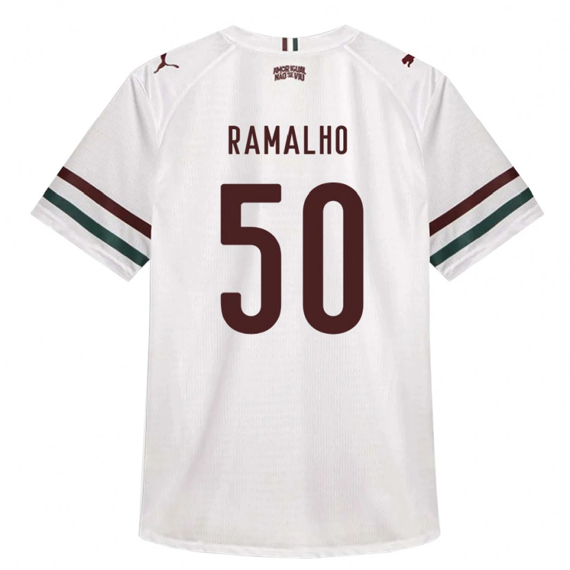 Danxen Dames Gustavo Ramalho #50 Wit Groen Bordeaux Rood Uitshirt Uittenue 2026/27 T-Shirt België