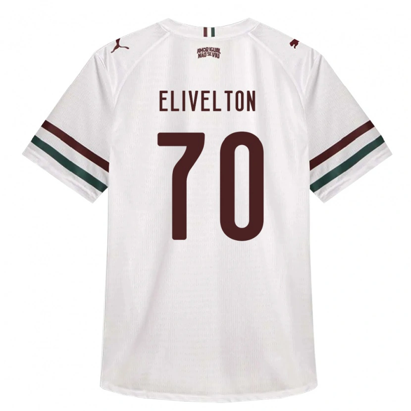 Danxen Dames Elivelton Guedes Alves Da Silva #70 Wit Groen Bordeaux Rood Uitshirt Uittenue 2026/27 T-Shirt België