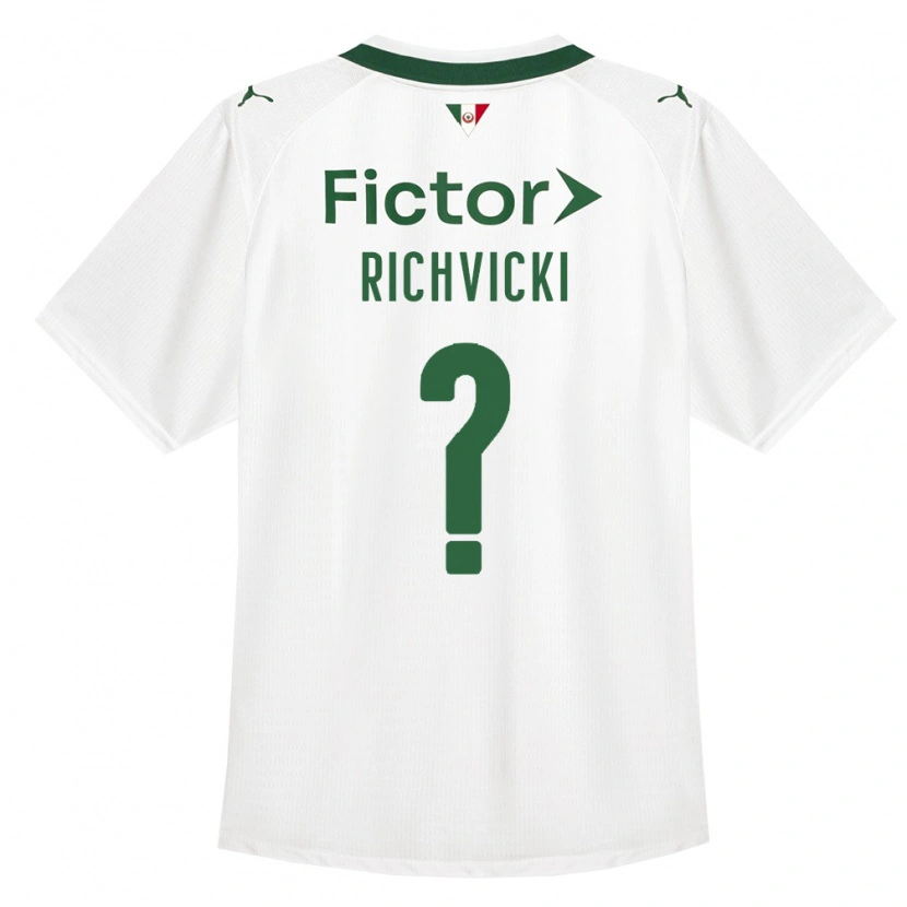 Danxen Dames Gabriel Richvicki #0 Groen Wit Uitshirt Uittenue 2026/27 T-Shirt België