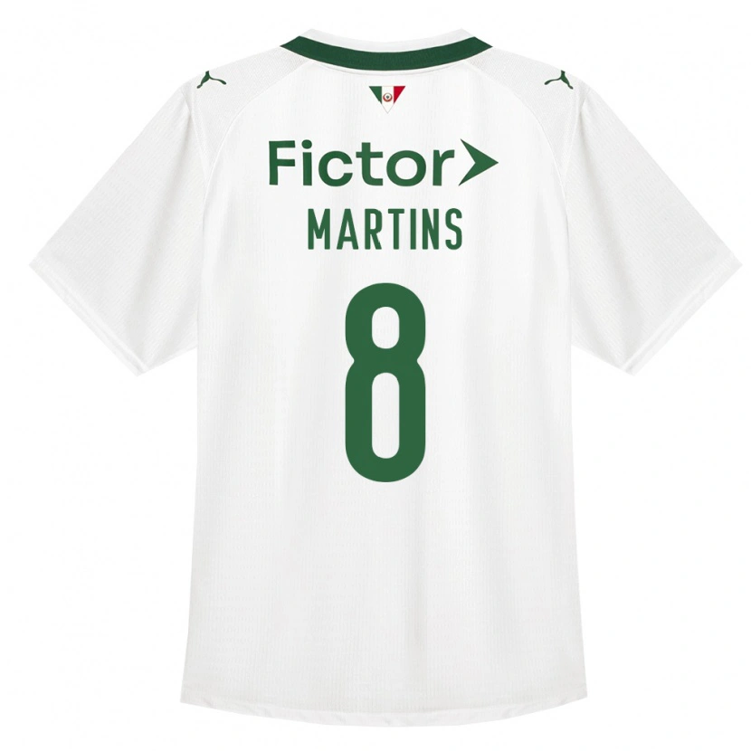 Danxen Dames Diany Martins #8 Groen Wit Uitshirt Uittenue 2026/27 T-Shirt België