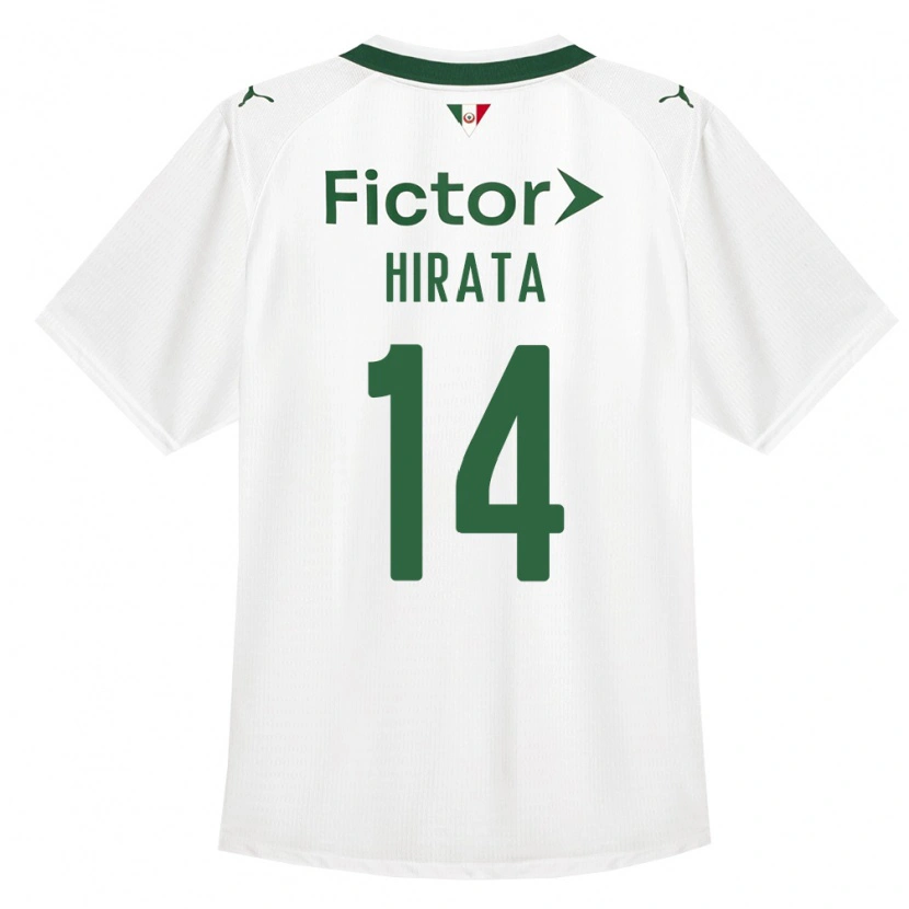 Danxen Dames Bruna Hirata #14 Groen Wit Uitshirt Uittenue 2026/27 T-Shirt België