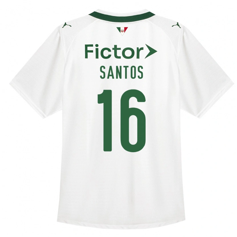 Danxen Dames Gaby Santos #16 Groen Wit Uitshirt Uittenue 2026/27 T-Shirt België