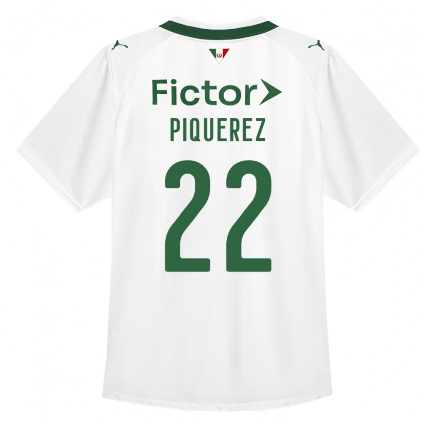 Danxen Dames Joaquín Piquerez #22 Groen Wit Uitshirt Uittenue 2026/27 T-Shirt België
