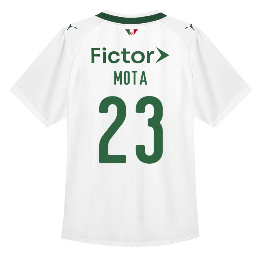 Danxen Dames Flávia Mota #23 Groen Wit Uitshirt Uittenue 2026/27 T-Shirt België