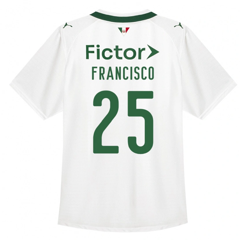 Danxen Dames Juan Francisco #25 Groen Wit Uitshirt Uittenue 2026/27 T-Shirt België