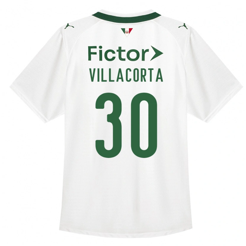 Danxen Dames Rodrigo Villacorta #30 Groen Wit Uitshirt Uittenue 2026/27 T-Shirt België