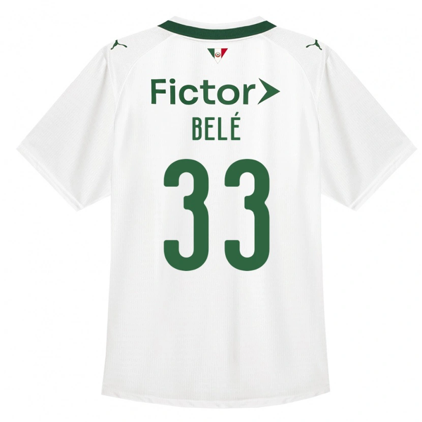 Danxen Dames Erick Belé #33 Groen Wit Uitshirt Uittenue 2026/27 T-Shirt België